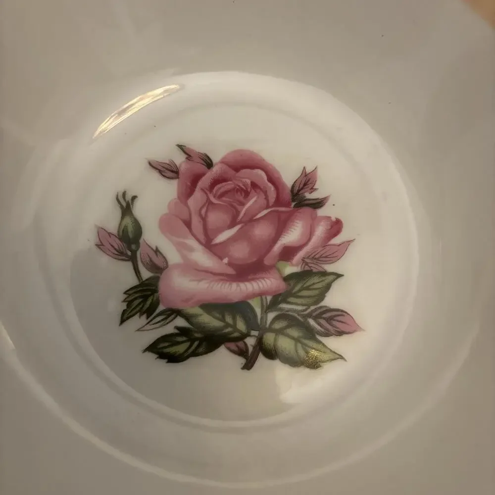 Westwood Fine China Rose Bowl Gold Trim Handcrafted in Japan Vintage